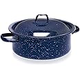 Iimusa Dutch Oven with Lid, 5 Quart, Blue