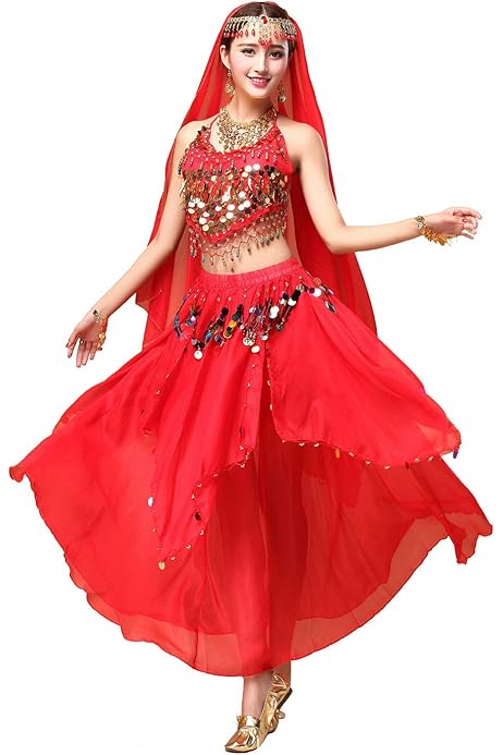 Disfraz Infantil Halloween Vestido De Danza Del Vientre Para Niñas