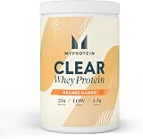 Myprotein Clear Whey Isolate Powder Orange Mango 20 Servings 20g Protein