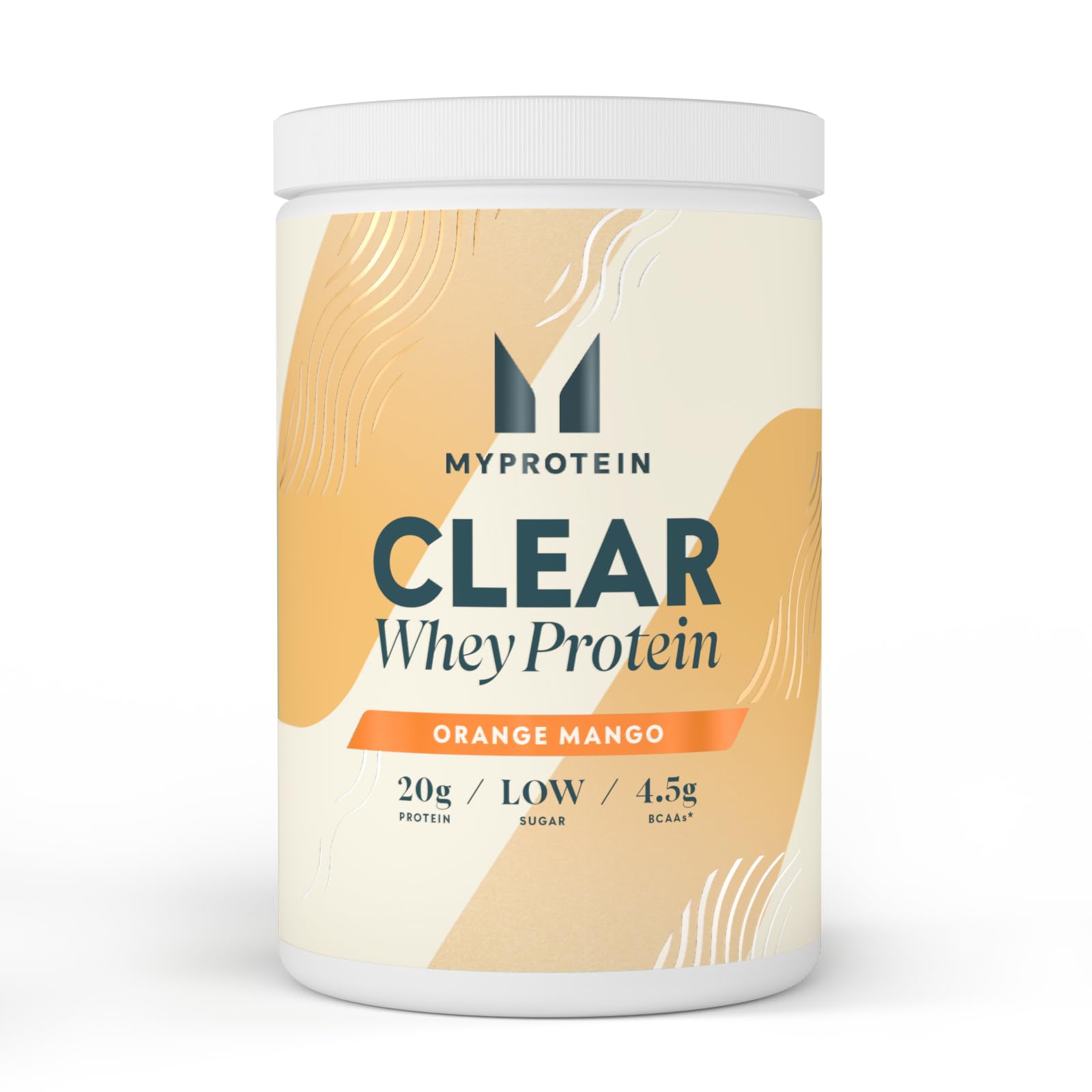 Myprotein Clear Whey Protein Isolate Powder - Orange & Mango - 20 Servings - Cool and Refreshing Low-Calorie Whey Shake Alternative - 20g Protein and 4g BCAA per Serving