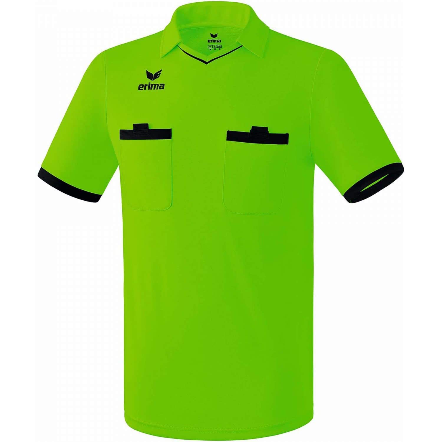 Erima Men's Saragossa Referee Jersey Jersey - green/black, L