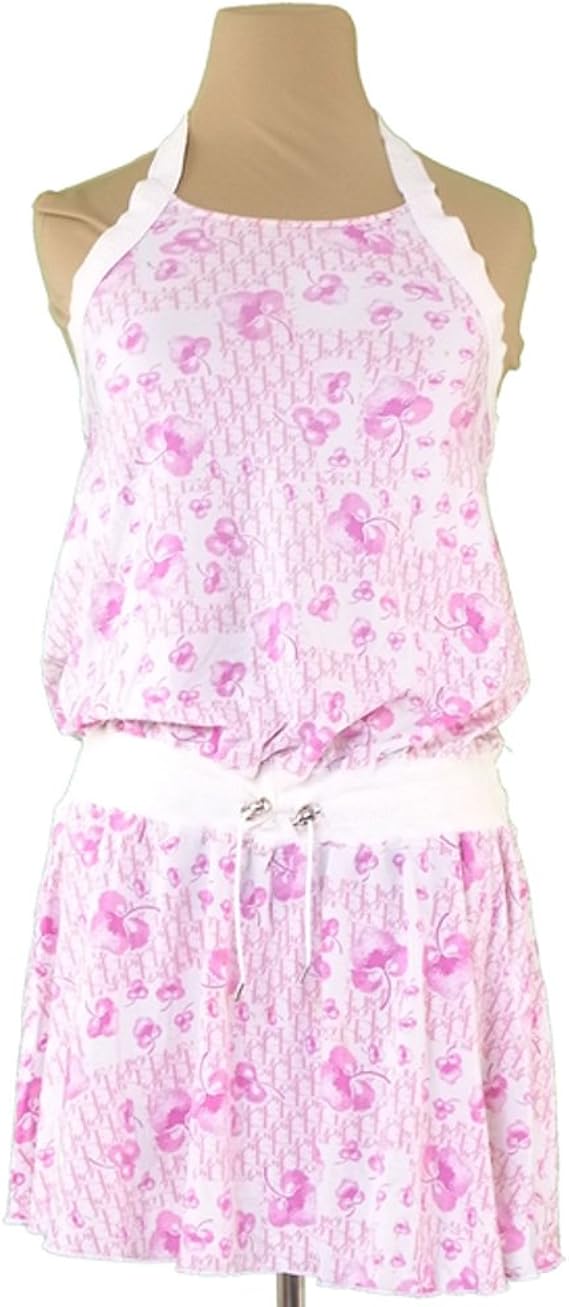 Amazon ディオール Dior ワンピース ホルターネック ガールズ レディース 12a トロッターフラワー 中古 廃盤 レア T3954 服 ファッション小物 通販