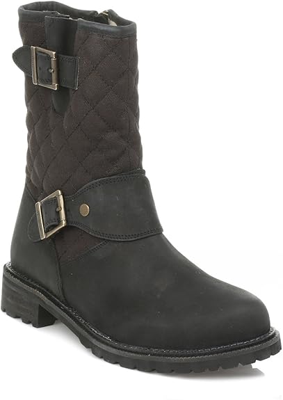 barbour biker boots