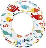 Intex Lively Print Swim Ring 51cm Multi-Colour Octopus Fish Starfish Designs view 3