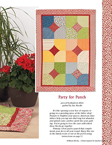 10-Minute Blocks: 3-Seam Squares for Quicker Quilts: Jelly Rolls, Layer Cakes or Yardage
