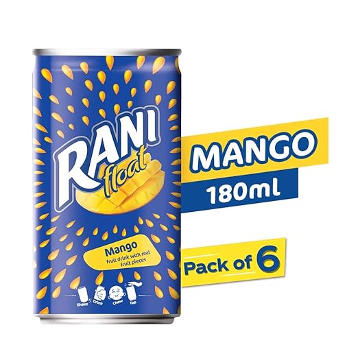 Rani Float - Mango - Can - Pack of 6 X 180 ml