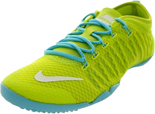 Amazon Com Nike Women S Free 1 0 Cross Bionic Venom Green White Plrzd Blue Training Shoe 10 Women Us Fitness Cross Training