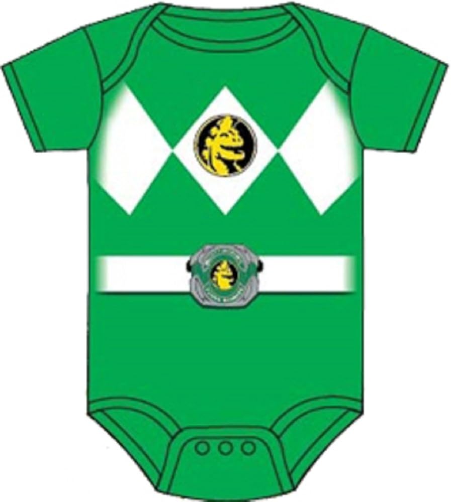 power ranger baby onesie
