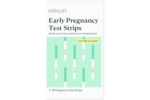 Natalist Pregnancy Test Strips Early Detection for Women Clear & Accurate Results Ease Your Mind up to 6 Days Before Missed Period - 15 Count