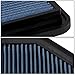 Replacement for Jeep Wrangler 3.6L / 3.8L Reusable & Washable Replacement High Flow Drop-in Air Filter (Blue)