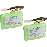 Kastar XV11 Battery (2 Pack), Ni-MH 7.2V 4400mAh, Replacement for Neato XV-11 XV-12 XV-14 XV-15 XV-21 XV-25, XV Essential, XV Signature Pro Robotic Vacuum Cleaners Neato Battery 945-0005 205-0001