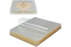 AZDVZD Candy Wrapper, Caramel and Chocolate Wrappers, Natural Cellophane, 500 Square Sheets,3.5x5 Inches,Candy Paper for Caramel, Treats, Lollipop