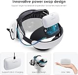 BOBOVR S3 Pro 10000mAh Magnetic Battery Head Strap for Quest 3S/ Quest 3 view 3