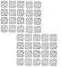 Syrtenty TENS Unit Replacement Pads - 1.5''x1.5