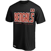 NFL Kids Youth 8-20 Official Football Team Color Prime Time Wordmark Performance Primary Logo Short Sleeve T-Shirt