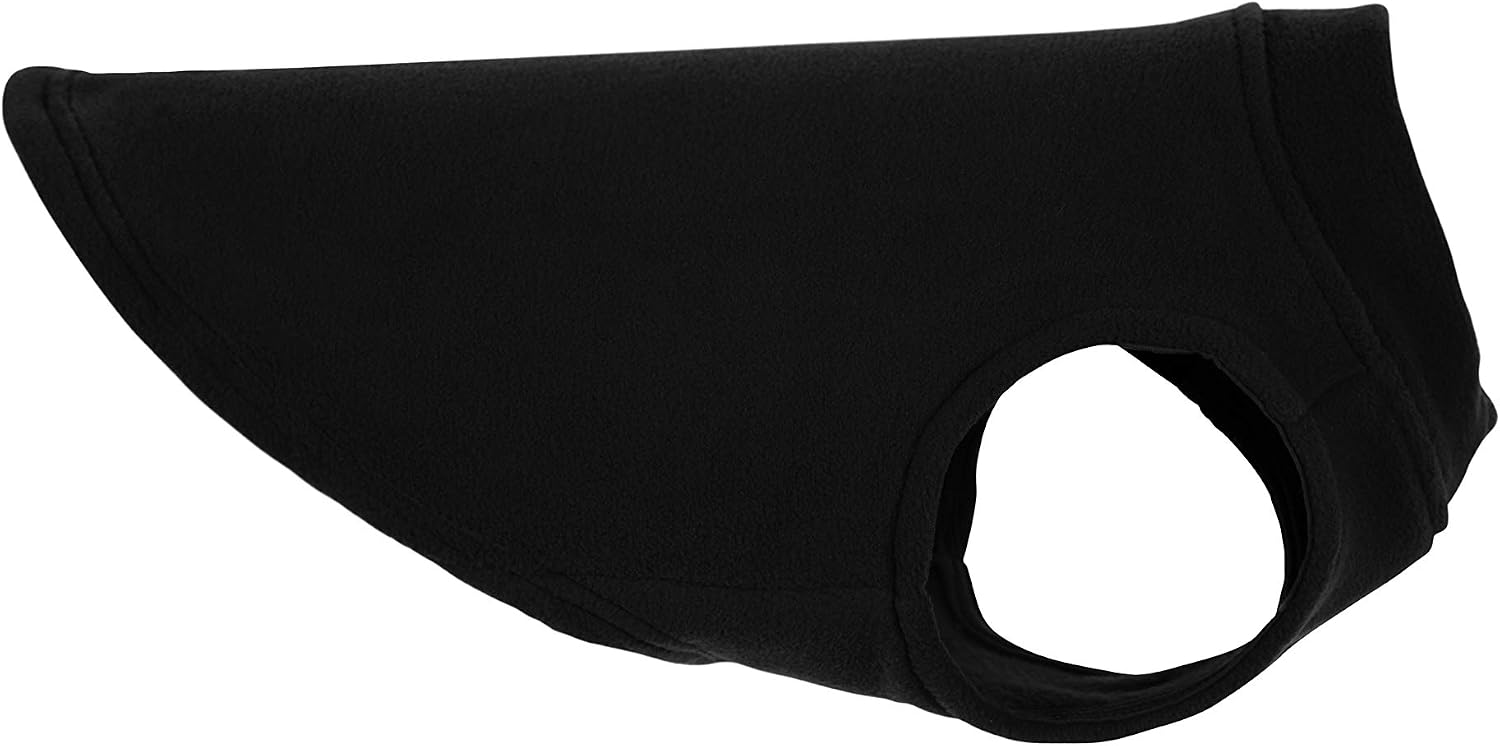 Gooby Stretch Fleece Pull Over Cold Weather Dog Vest, 5X-Large, Black, 5X-Large Length (25") - Image 5