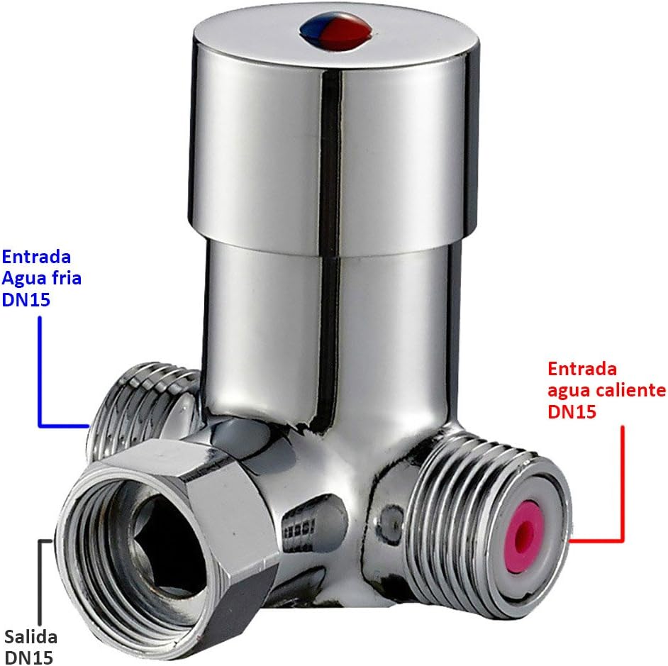 Thermostatic Mixing Valve for Hot and Cold Water Mixing - Image 3
