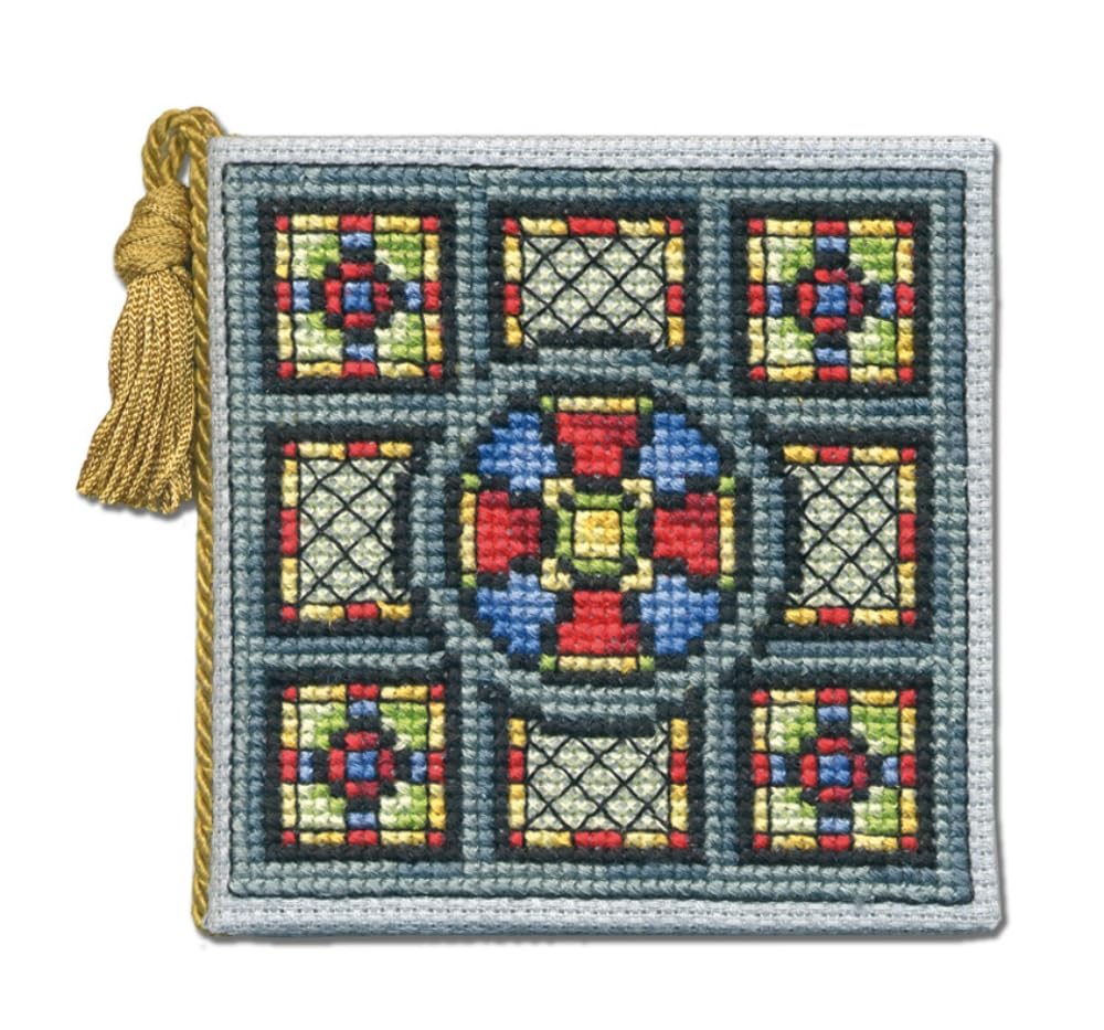 Stained Glass Window Needle Case Cross Stitch Kit