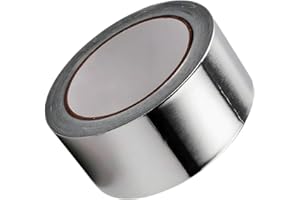 ANGKEEL Thicker Aluminum Foil Tape 2-inch x 50Ft Heavy Duty High Temp Silver Tape for HVAC Duct work, Dryer Vent Seal, Car Exhaust Repair, Stove Pipe Wrap, Metal Patch, Heat Insulation, EMI Shield, DIY Crafts