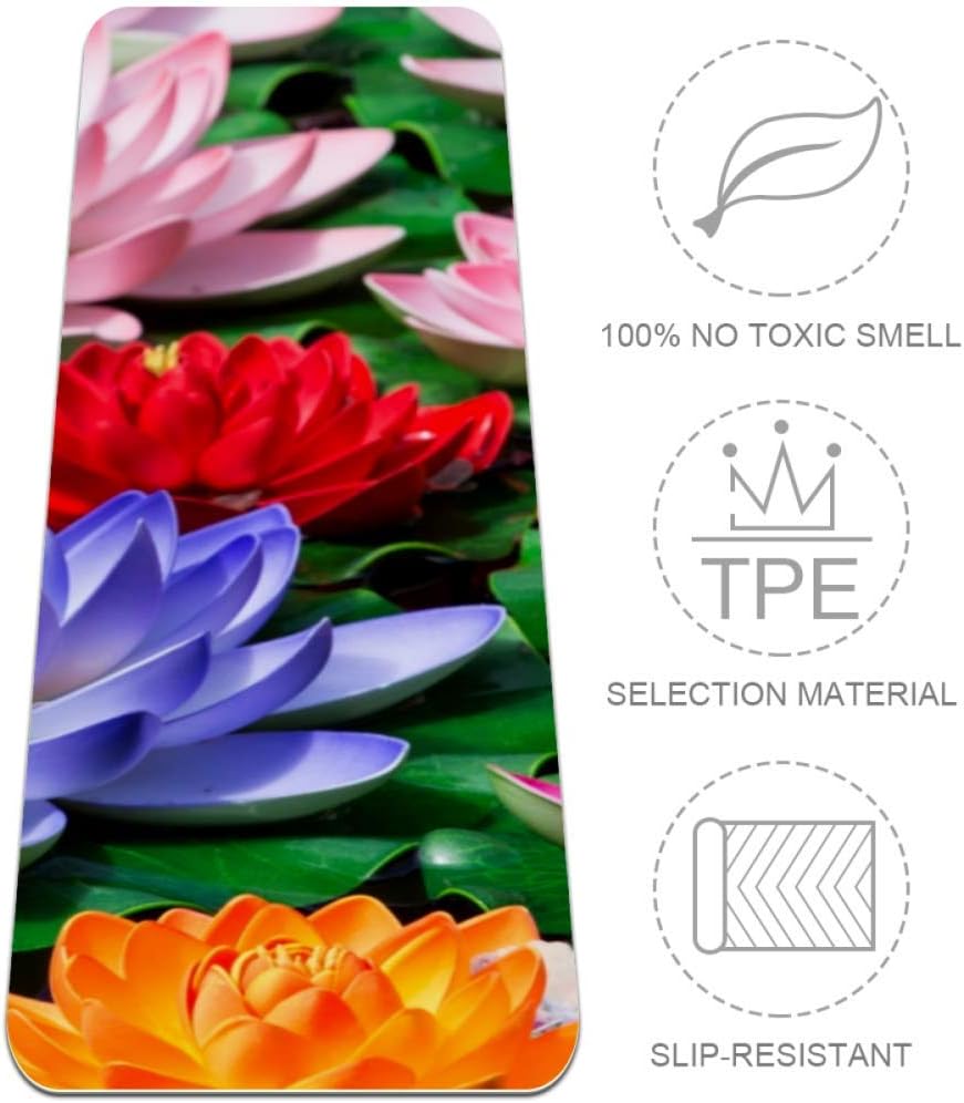 lotus flower yoga mat