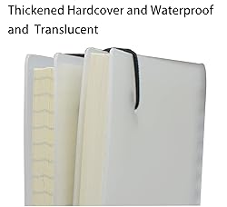 Yansanido Spiral Notebook, 3 Pcs A5 Thick Plastic