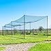 Ultimate Baseball Batting Cage [Net & Poles Package] - #42 Heavy Duty Net with Steel Uprights [Net World] 24hr Ship - (20', 35', 55', 70') (55' Batting Cage Package)