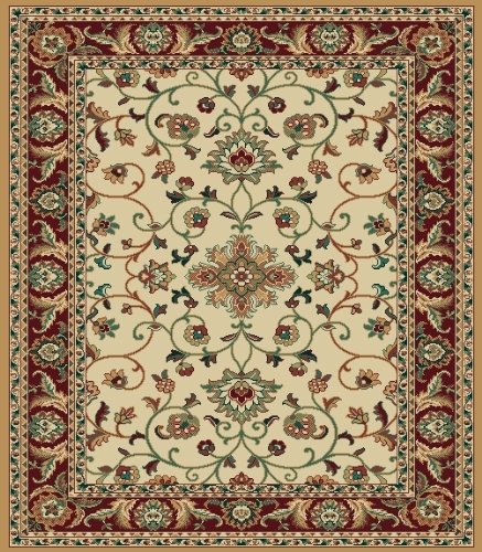 United Weavers Rugs Manhattan Columbia Cream 04037597 53"X76" Rectangle