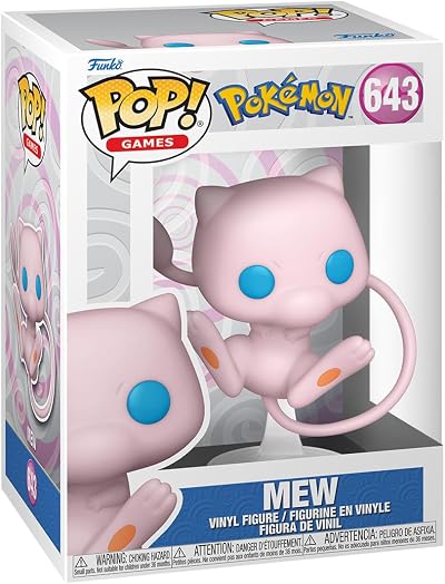Funko POP! Games Pokemon Mew Vinyl Figure 3.75 Inches Collectible Toy
