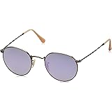 Ray-Ban Men's ORB3447 112/4L50 Polarized Round Sunglasses