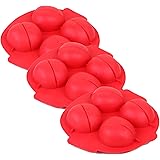 HDE 3 Pack Novelty Brain Ice Cube and Chocolate Molding Party Tray