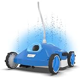 Aqua Products Dash AG Jet Automatic Robotic Pool Cleaner | Cleans Above-Ground Pools up to 30ft with Strong JetBlast Technology and Dual Debris Bags