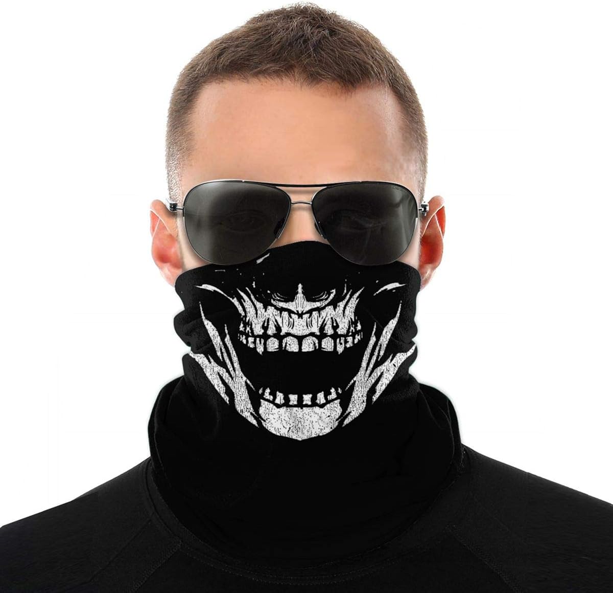 Skull Fabric Seamless Face Mask Neck Face Cover Mouth Mask