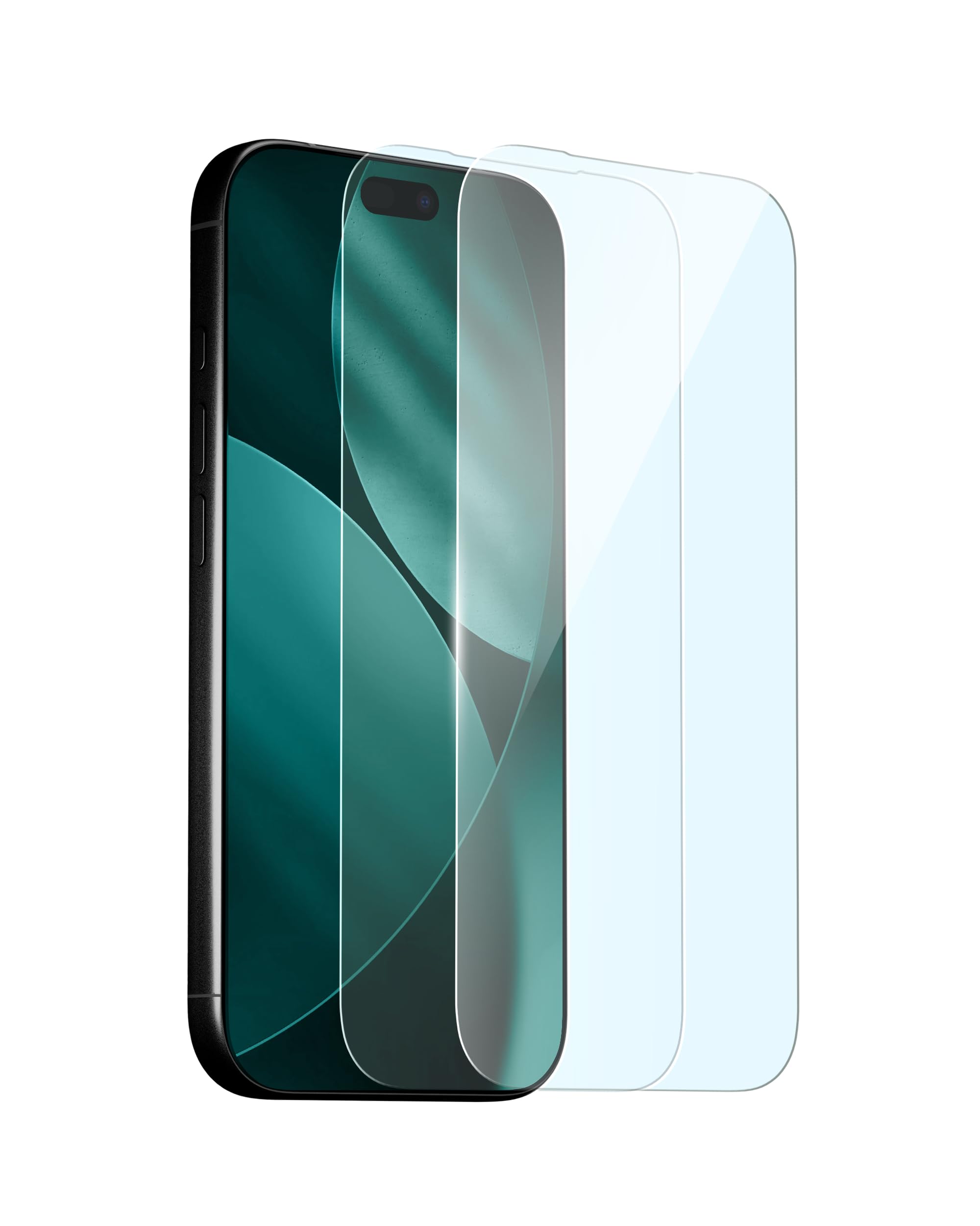 Photo 1 of Mous Anti-Blue Light Screen Protector Compatible with iPhone 17 Pro, HD Clear Blue Light Eye Protection, Shatterproof Tempered Glass with Easy Installation Tool