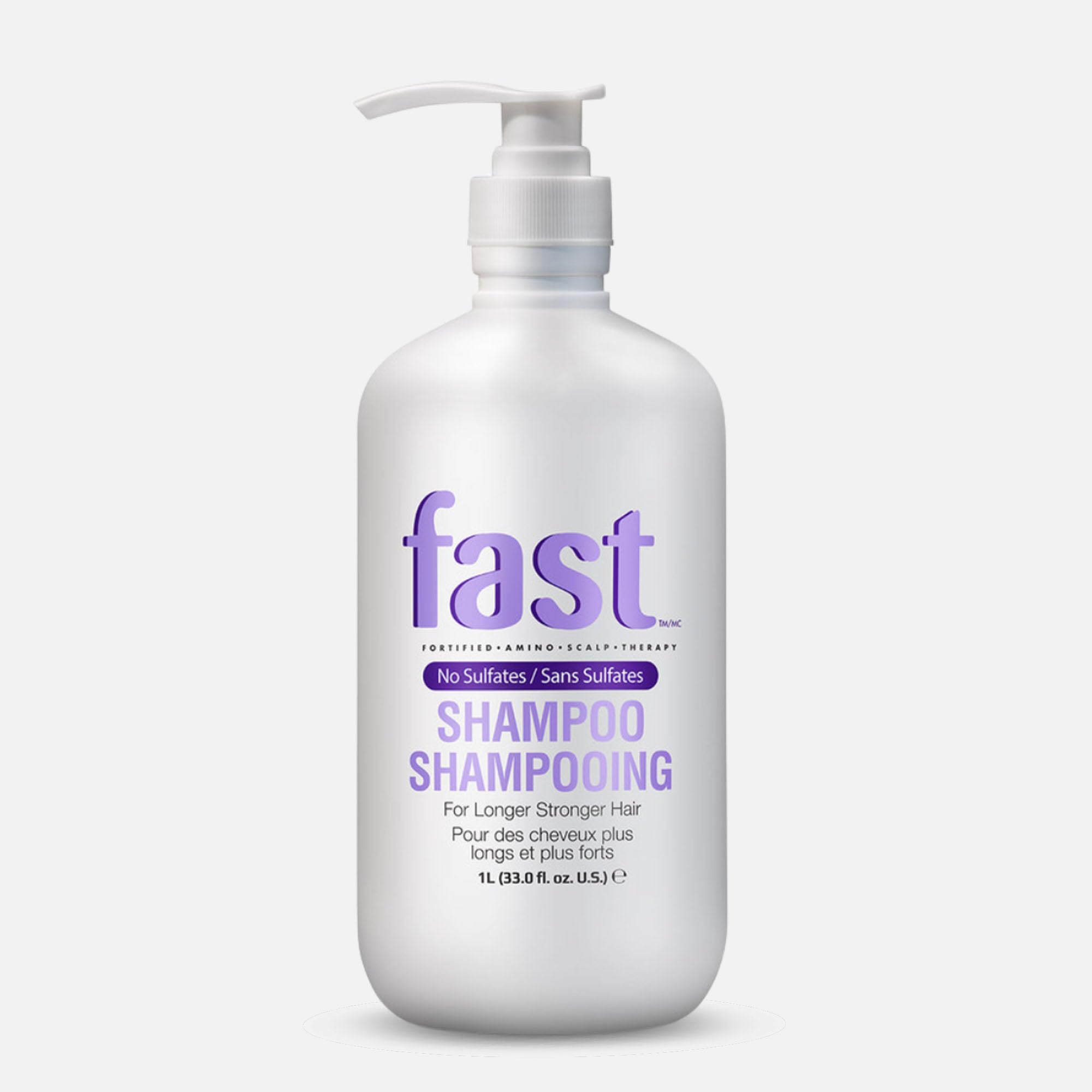 FAST Fortified Amino Scalp Therapy Shampoo - Vegan, SLS/Paraben-Free, Hair Growth for Dry, Damaged, Thin & Slow-Growing Hair, No Sulfates, For All Hair Types, 1