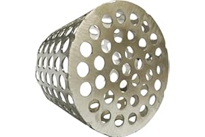 LOVEERCT 2in PVC Termination Cap Stainless steel Mesh Screen Vent Cover, for 1.5in - 2in Furnace and Roof Vent Cap, Conical Exhaust Pipe Cover End for water heater, air, intake, exhaust, water drains