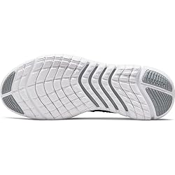 NIKE Men's Race Running Shoe, Black White Dk Smoke