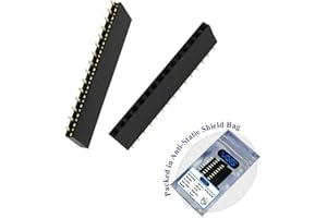 VIGOR_SOURCE 10 pcs. 15 Pin 2.54mm Pitch 15 Pin Female Single Row Straight Header Strip PH:8.5mm