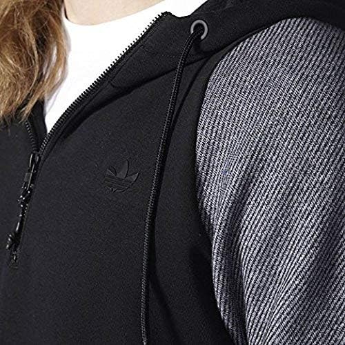 adidas sport luxe twill fleece hoodie