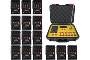 BILUSOCN 60 Cues Wireless Control, Stage Effects Equipment, Controller LED Lighting Controller for Stage fire-Works Event