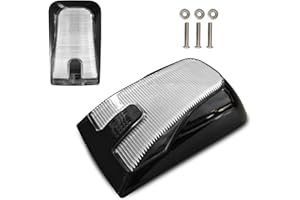 FV Pair Amber LED Side Marker Lights for Volvo VN VNL VNM 2004-2015, BlackHousing Front Turn Signal Indicator & Clearance Lam