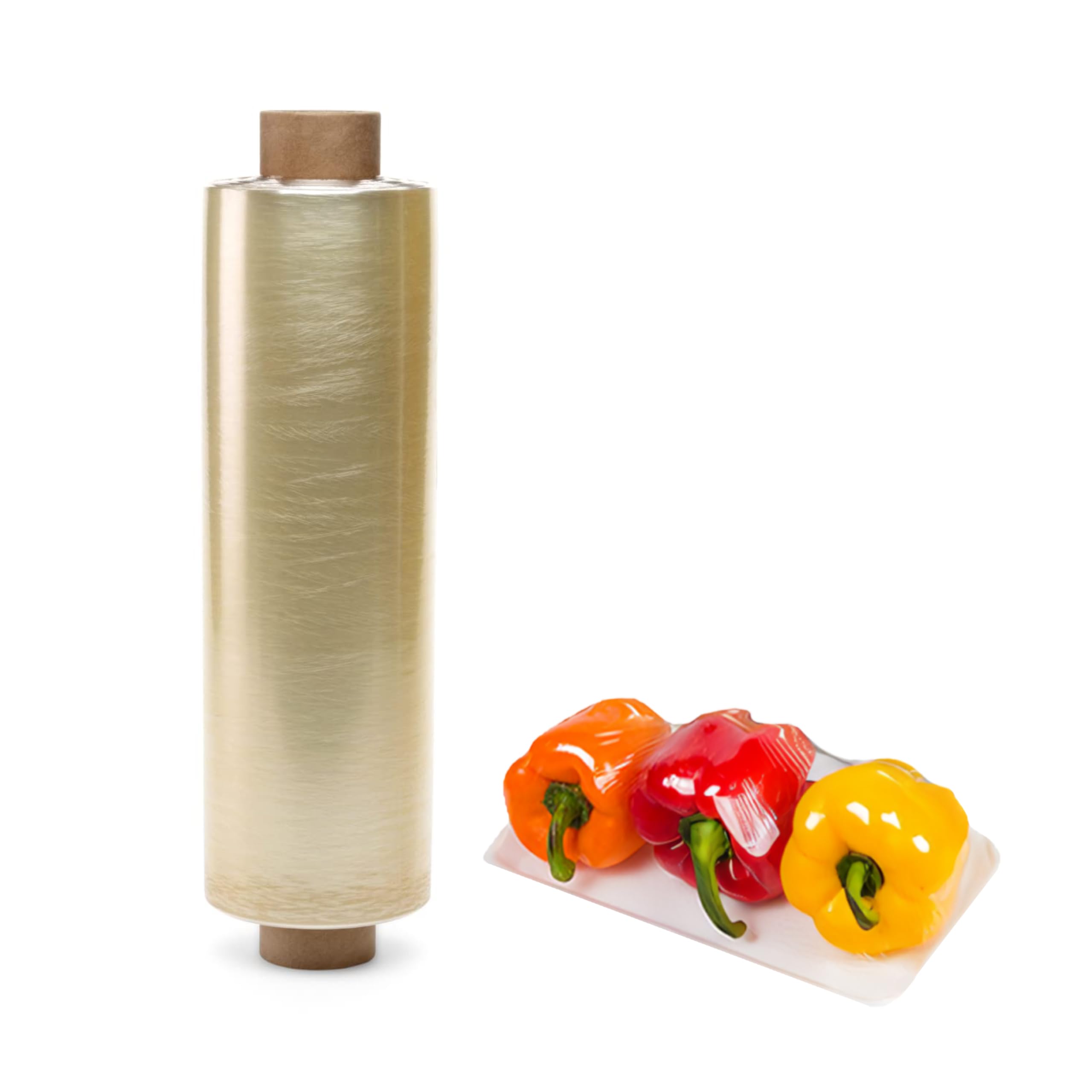 Photo 1 of IDL Packaging 12" x 2000' Food Film Refill Roll for WP-179D WrapMaster Dispenser 12" Width – Clear Plastic Wrap for Food, BPA Free – Trusted Cling Wrap Roll for Packing and Storing Food