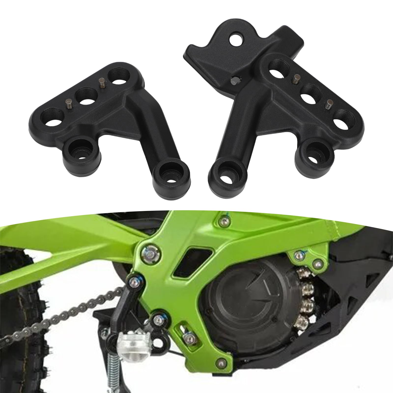 Photo 1 of JFG RACING Surron Foot Pegs Bracket Footpegs Pedal Rest Bracket Brace Support OEM for Sur Ron Light Bee S/X Electric Dirt Bike