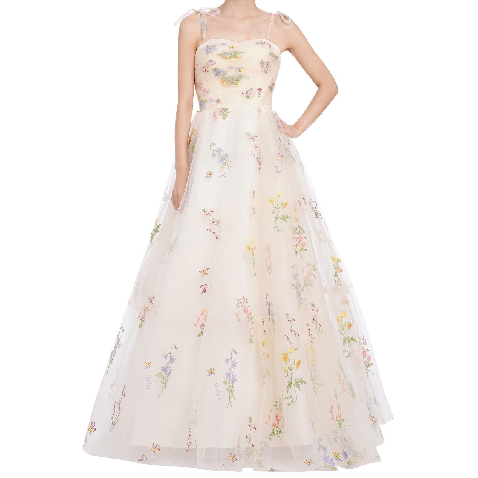 Floral Embroidered Dress main image 1