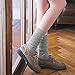 Yoobure 3 Pairs Boys & Girls Cotton School Uniform Knee High Socks Kids Child Soccer Socks Cute Cable Knit Tube Sport Stocking