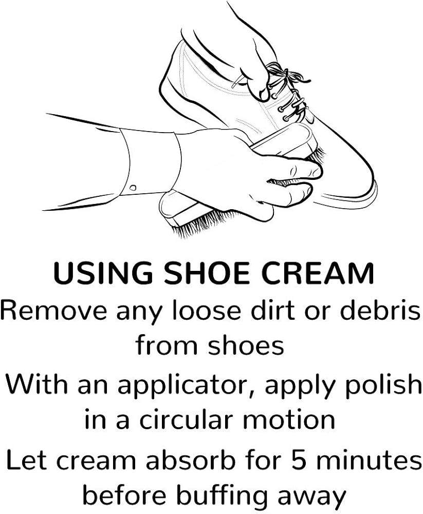 FootFitter Premium Shoe Cream Polish, 2 Pack, Shoe and Boot Shine Cream - Made in the USA! (White): Shoes