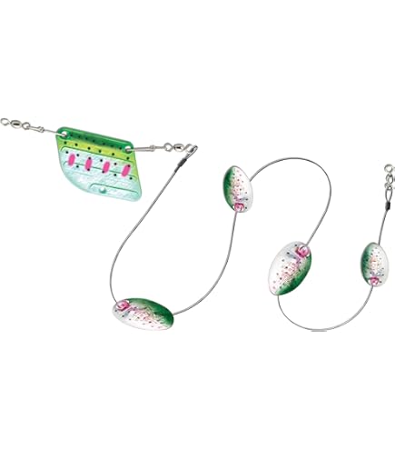 Amazon.com : Luhr Jensen Baby Cowbell Green Rainbow, Multi, One Size, Fishing  Lure, Spoon Lure, Troll, 1 pc : Fishing Equipment : Sports & Outdoors