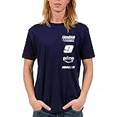 Junk Food Nascar-Driver Sponsors Stacked Logo-Unisex Adult Sports Fan T-Shirt for Men & Women