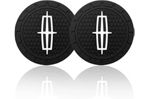 MSDZ Car Cup Holder Coaster 2pcs Car Coasters 2.76 Inch Anti-Slip Shockproof Universal Silicone Cup Coasters Car Cup Holder Coaster Cup Holder Coaster Compatible with Lincoln Accessories