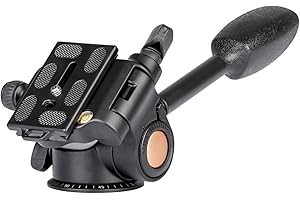 Koolehaoda 360°Single handle Hydraulic Damping Three-dimensional Head with quick release plate For Tripod Monopod (KQ-88)