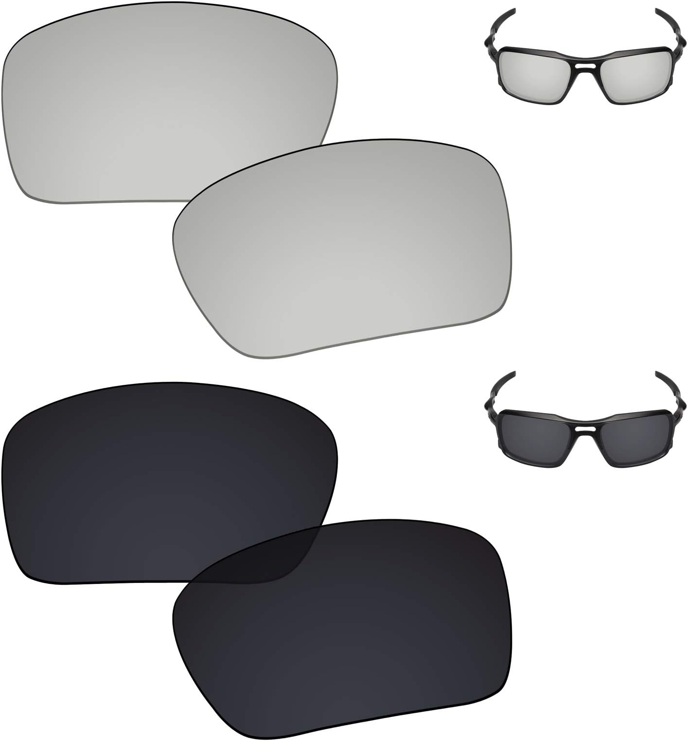Replacement Lenses for Oakley Triggerman OO9266 Sunglasses - Multiple Choices